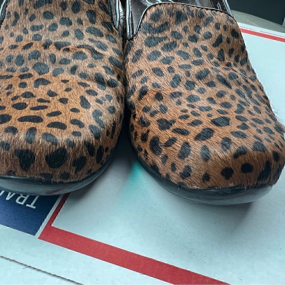 Dansko Olivia Pony Hair On Loafers Cheetah Print - Picture 4 of 16